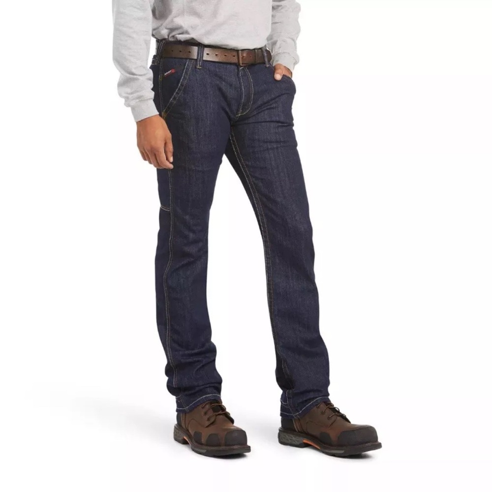 Ariat Men's M7 Slim Fit Straight Leg Workhorse Jeans 40x36 Flame Resistant FR